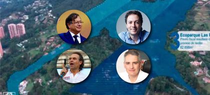 Imagen de  Cruce de acusaciones entre Gustavo Petro, Federico Gutiérrez, Daniel Quintero y Andrés Julián Rendón por caso Aguas Vivas