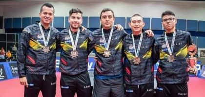 Imagen de  Tenimesista rionegrero ganó bronce en el Sudamericano del Eje Cafetero