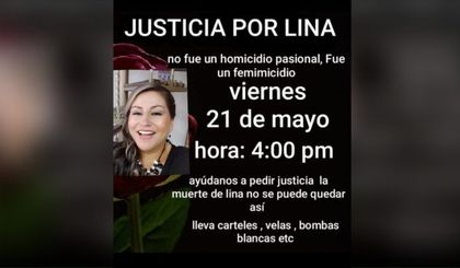 Imagen de  En El Carmen convocan a un plantón en rechazo al feminicidio ocurrido el fin de semana