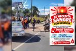 Imagen de Requieren donaciones de sangre para herido por siniestro vial en Rionegro