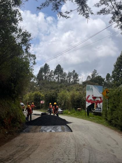 Imagen de Guarne inicia obras en la vía Yolombal con apoyo de la Gobernación de Antioquia