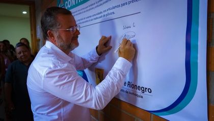 Imagen de Municipios del Oriente firman en Rionegro acuerdo contra la pólvora