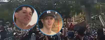 Imagen de Medellín: Con disparos al aire despidieron a dos jóvenes asesinados durante atraco frustrado