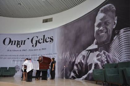 Imagen de  Omar Geles será enterrado cerca de Diomedes Díaz y Martín Elías, así será el sepelio