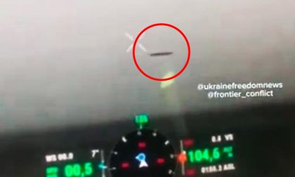 Supuesto ovni sobrevuela Ucrania en medio de la guerra con Rusia