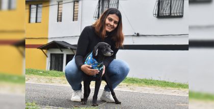 Imagen de  Perrito que pasó 12 años en CBA de Medellín fue adoptado por familia rionegrera