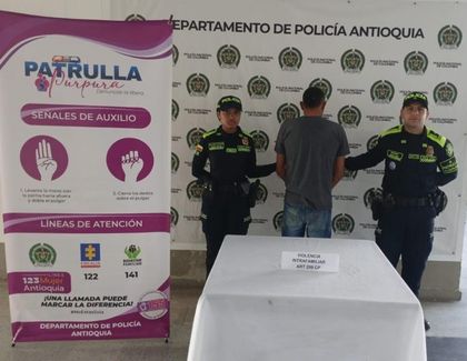 Imagen de  Capturan en Rionegro a un hombre tras agresión a su pareja sentimental en La Galería