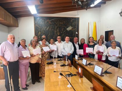 Imagen de  Guarne posesionó a 13 cabildantes del Adulto Mayor con amplia participación ciudadana