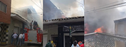 Imagen de Controlado el incendio en El Santuario: investigan si inició por una veladora