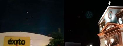 Imagen de  Extrañas luces en el cielo de Rionegro causaron intriga