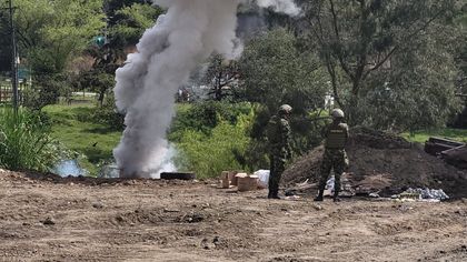 Imagen de Destruyen 5.000 elementos pirotécnicos en Rionegro