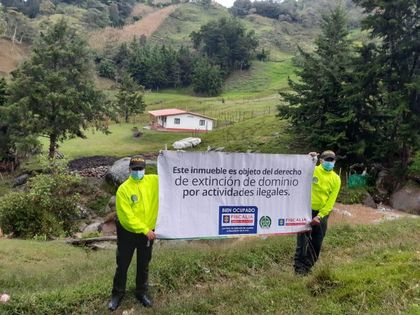 Extinción de dominio a 11 bienes en El Santuario, Cocorná y otros municipios de Antioquia