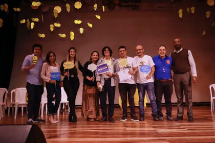 Imagen de  ¡La Ceja bilingüe! Con éxito se realizó el “Spelling Bee”, primer concurso de deletreo
