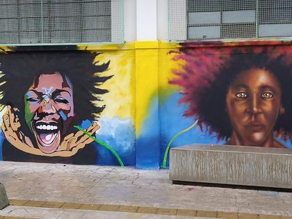 Imagen de  En el marco de las Fiestas de los Negritos, siete murales fueron inaugurados en El Retiro