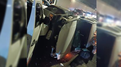 Imagen de Túnel de Oriente estuvo cerrado por accidente de tránsito que dejó cuatro lesionados