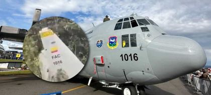 Imagen de  Este era el FAC 1016, el C-130 Hércules que se accidentó en Puerto Leguízamo con 114 personas a bordo