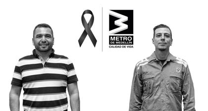 Imagen de  Dos trabajadores del Metro murieron en la vía férrea de la estación Sabaneta