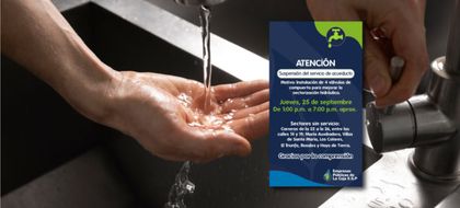 Imagen de Este jueves habrá suspensión parcial del servicio de acueducto en La Ceja por instalación de válvulas