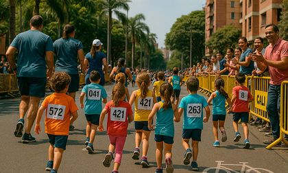 Niños de Cali correrán por la alimentación saludable