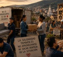 La solidaridad también es no aprovecharse, ni sacar ventaja de la situación