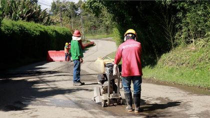 Imagen de  Inició el mejoramiento vial en la vereda San Nicolás de La Ceja