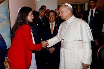 Imagen de  La reina Letizia y el papa León XIV denuncian en la FAO el hambre como “arma de guerra”