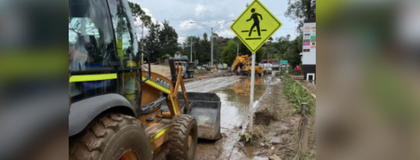 Imagen de La vía El Retiro – La Fe ya fue habilitada para el paso de vehículos