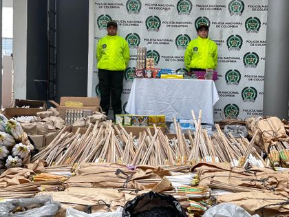 Imagen de Denuncia ciudadana permitió incautar una tonelada de pólvora en La Ceja