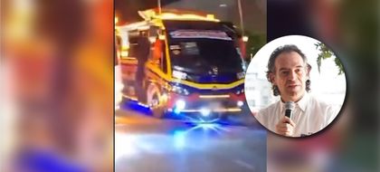 Imagen de Dos buses protagonizaron carrera ilegal en vía de Medellín. Esto dijo el alcalde Federico Gutiérrez al respecto