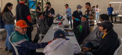 Imagen de  Feria de cuidado para habitantes de calle en La Ceja contó con 40 participantes