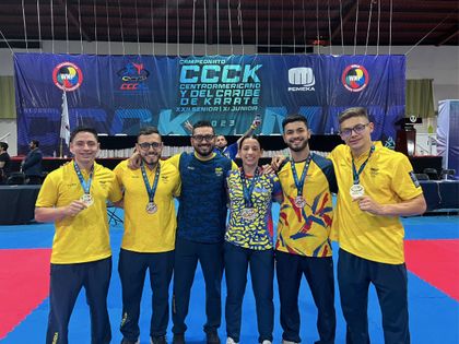 Imagen de  Dos marinillos se coronaron campeones en el Centroamericano y del Caribe de Karate