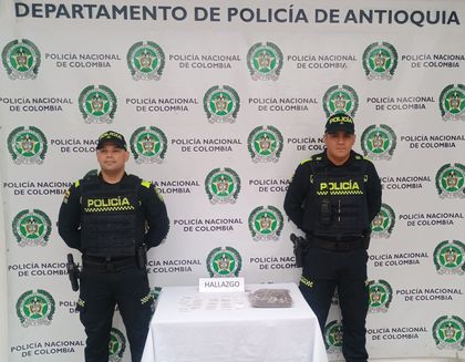Imagen de Control de la policía en La Ceja y Rionegro dejó un capturado e incautación de estupefacientes 