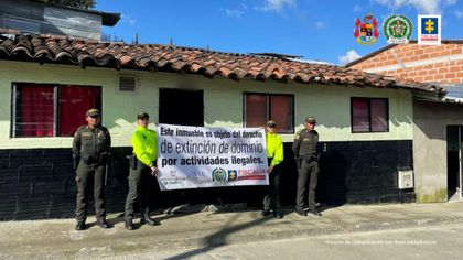 Imagen de  Predios y vehículos de alias Posada, integrante del “Clan de Oriente”, pasaron a extinción de dominio