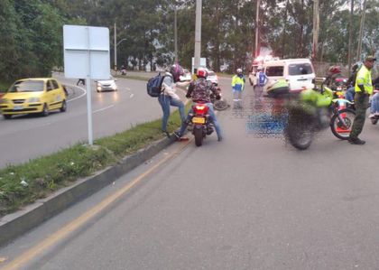 Imagen de Un motociclista murió en la autopista Medellín – Bogotá