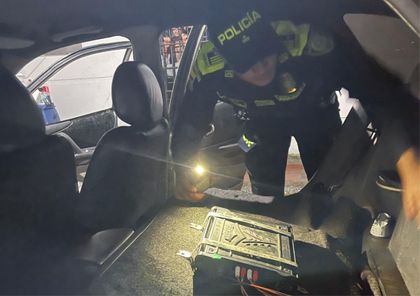 Imagen de Colaboración ciudadana, clave en interceptación del vehículo que estaría implicado en robo en la Autopista