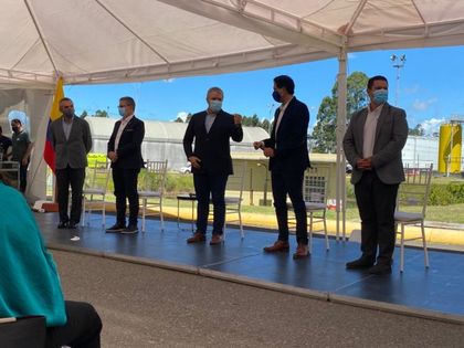 Imagen de El presidente Iván Duque participó de la conmemoración de los 75 años de Pintuco