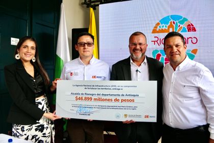 Imagen de Rionegro recibió $46 899 millones de la ANI por contraprestación aeroportuaria