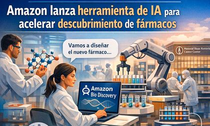Amazon lanza herramienta de IA para acelerar descubrimiento de fármacos