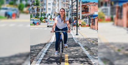 Imagen de  La Ceja inauguró una nueva ciclorruta en el sector Payuco