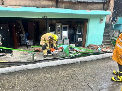 Imagen de  Siete hogares afectados en Medellín por fuertes lluvias del 14 de febrero