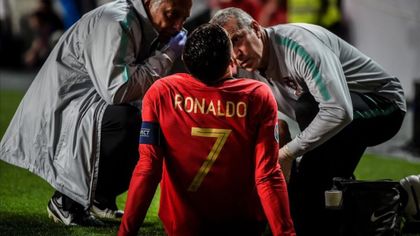Cristiano Ronaldo salio lesionado y confia en llegar a los cuartos de Champions