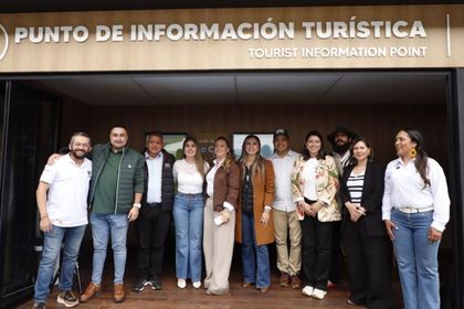 Imagen de  La Ceja inauguró un Punto de Información Turístico Autosostenible para la promoción del municipio, así funciona