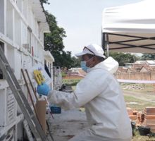 Recuperan 29 cuerpos en cementerio de Cartago