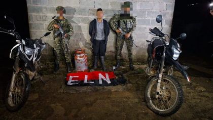 Imagen de  Ejército frustró ataque terrorista del ELN en Yarumal y capturó al presunto responsable del “burro bomba” en Valdivia