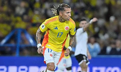 Esta fue la reacción de Dayro Moreno luego de disputar los últimos minutos del partido de Colombia ante Bolivia