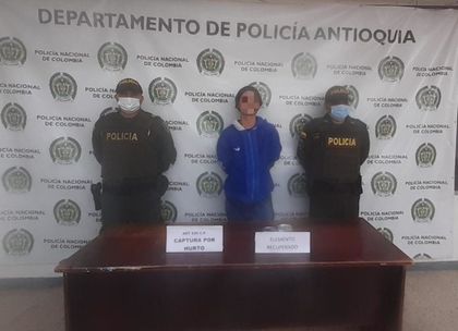 Imagen de Joven que pretendía hurtar productos alimenticios en una finca de Marinilla fue capturado