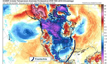 Nuevo frente frío traerá más lluvias y fuerte oleaje