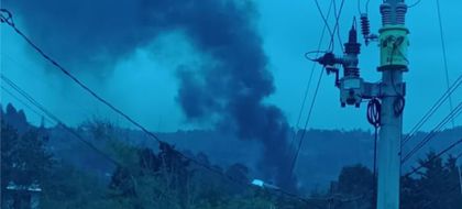 Imagen de Investigan incendio en una finca de Guarne que presuntamente era utilizada para el procesamiento de droga