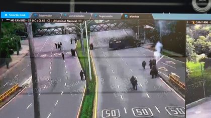 Imagen de  Policía intervino por presencia de encapuchados en la U. Nacional y la UdeA, simultáneamente