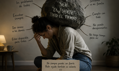 El cansancio de ser el fuerte todo el tiempo